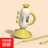 小喇叭婴儿玩具吹吹乐可吹的迷你口琴宝宝喇叭口哨可吹小喇叭六一 绿色小喇叭-带挂绳