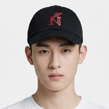 耐克NIKE男女软顶运动帽 马年限定 棒球帽 鸭舌帽IQ0979-010黑红L/XL