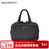 BAGSMART化妆包大容量洗漱包女旅行收纳出差护肤品便携收纳包旅行包送老婆 生巧黑