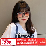 海俪恩（HORIEN）偏光太阳镜女新款女士防紫外线防晒男高级感墨镜可配度数镜N8109 N8109N16亮黑框/落日黄