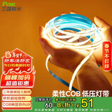 三雄极光COB灯带24V低压灯条超短可裁剪线性灯无频闪线形氛围灯 10W白光