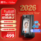 萤石S10 4G流量视频通话带屏监控摄像头 400万像素 一键双向视频通话 家用蓝牙音箱 4英寸高清可触控屏