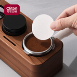CLITON意式咖啡机手柄圆形粉碗滤纸 粉碗滤纸咖啡滤片51mm-100张