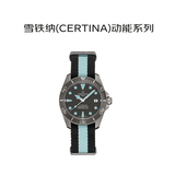 雪铁纳（Certina）动能系列钛金属小海龟潜水机械男表C032.807.48.081.00礼物