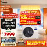 美的中央空调4匹酷省电 风管机一拖一超一级能效 纯铜管 省电热销TOP1 KFR-90T2W/B3-KS(1)