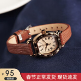 聚利时（Julius） 手表女学生防水复古简约小表盘女表高中初中女生皮带女士石英表 小酒桶【景甜同款】