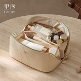 EACHY化妆包女大容量2025便携式手提化妆刷洗漱收纳包高端旅行外出-白