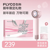 飞科（FLYCO）高速电吹风机家用负离子护发吹风筒速干便携新年礼物钻石粉FH6371配挂架