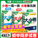 2026新版万唯大小卷初中七年级八年级九年级语文数学英语物理化学道法历史下册单元同步试卷训练期中期末模拟复习基础题人教版万维教育旗舰店 七年级下册 人教版【数学】