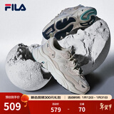 FILA斐乐女鞋跑步鞋情侣同款老爹鞋FILA MARS火星鞋男鞋休闲运动鞋 【女款】奶白/木薯粉-GT 39