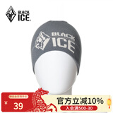 黑冰（BLACKICE） 秋冬户外男女通用跑步运动针织帽城市休闲保暖毛线帽冬季帽子 Z2141-冰山-灰