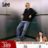 Lee【张凌赫代言】726舒适直筒丹宁复古水洗蓝色男牛仔裤休闲潮流 浅蓝色 33 (150-160斤可选)