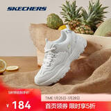 斯凯奇奥利奥|女鞋秋冬季黑白老爹鞋复古熊猫鞋透气增高运动鞋88888250