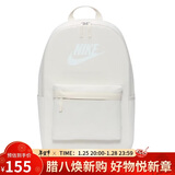 耐克NIKE男女双肩包 书包  HERITAGE  休闲包DC4244-104白 均码