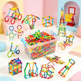 TaTanice儿童聪明积木棒塑料拼插装启蒙动手训练游戏玩具套装儿童生日礼物