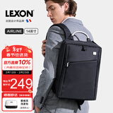 乐上（LEXON）法国双肩包14英寸商务电脑包男防泼水背包笔记本书包情人节礼物