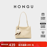 红谷包包女头层牛皮单肩斜挎包通勤气质手提包女士包 情人节送女友