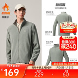 安踏【Z哥同款】火壳抓绒衣丨大地之壳3.0冬季男子内胆摇粒绒立领外套