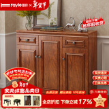 雷勒鞋柜新中式简约现代门厅柜客厅收纳柜子储物柜多功能美式玄关柜 403款120*34.3*100cm