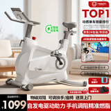 英尔健家用动感单车智能磁控静音运动减肥健身器材室内脚踏车健身单车 [尊享款]全新智能表/自发电/AI智能调节阻力/AIMia私教