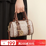 红蜻蜓（RED DRAGONFLY）包包女包斜挎单肩包波士顿加大手提包送女友情人节新年生日礼物