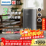 飞利浦（PHILIPS）空气净化器除甲醛神器新房急入住鼻炎专业家用宠物净化机除烟味病毒过敏原螨尘AC4228/04