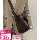 YUYULA包包女包牛皮斜挎托特包大容量休闲大包送生日情人节礼物女朋友