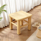 小匠材实木凳子家用客厅小凳子餐厅凳子加厚结实小木凳家用矮凳25高