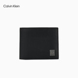 Calvin KleinCK Jeans26春夏新款男士商务休闲老花字母标牛皮革多卡位钱包礼物