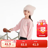 巴拉巴拉童装儿童卫衣秋冬2024男童女童圆领套头摇粒绒上衣潮208424121216