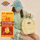 Dickies背包女初高中大学生双肩包多巴胺通勤上课旅行mini小书包清新黄色