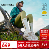 迈乐（Merrell）官方店男女款户外登山徒步鞋减震MOAB 3迈越者轻量防滑耐磨透气 J035894白灰米（女） 39