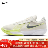 NIKE男子低帮篮球鞋 ZOOM G.T. CUT 运动鞋FB2598-106帆白/黄44
