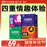 大象避孕套情趣超薄40只 颗粒螺纹小号紧致安全套男女用计生套套byt