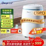 德业（Deye）除湿机/抽湿机 除湿量12升/天 25㎡家用轻音吸湿器地下室干燥机干衣机 低功耗 手机智控DYD-E12A3