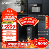 BORAVIT嵌入式饮水机 管线机 净水器家用直饮机 厨房净水机 RO反渗透超滤重金属纯水机尺寸300mm深度 【嵌入式饮水机+厨下净水器】