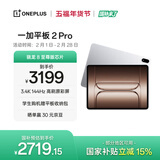 一加平板 2 Pro【国家补贴】13.2英寸平板电脑骁龙8至尊版芯片 8GB+256GB 冰川银 游戏办公学生