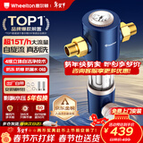 惠尔顿前置过滤器反冲洗防爆15T全屋净水器家用大流量自动刮洗清洗滤网防爆抗冻自来水管过滤器p0038pro 上门安装【无需更换滤芯】