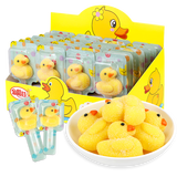 金稻谷 小黄鸭软糖 21g*28支 添加维C 休闲零食 儿童糖果 棒棒糖 年货 