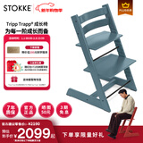 Stokke【杨祐宁同款】成长椅源自欧洲宝宝TT餐椅多功能儿童餐椅家用餐椅 峡湾蓝单椅