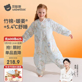 贝肽斯儿童睡袋暖姜恒温分腿睡袋宝宝防踢被中大童睡衣中厚 弗里德2XL