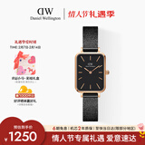 丹尼尔惠灵顿（DanielWellington）DW女士手表复古小方表轻奢小众石英腕表送女友情人节礼物DW433