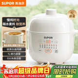 苏泊尔（SUPOR） 电炖锅 电炖盅 燕窝炖 宝宝辅食 婴儿煮粥锅1L精巧容量 bb煲 迷你煮粥煲汤锅隔水炖DZ10YC882