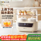 小熊（Bear）电炖锅 电炖盅 炖汤盅电炖锅 煲汤锅炖汤锅 隔水炖 婴儿煮粥锅熬粥燕窝炖盅小型1-2人DDZ-H10H6 1L