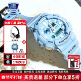 卡西欧（CASIO）学生男表G-SHOCK防水黑武士运动表石英手表新年情人节礼物GA-2100 GAX-100CSA-2A月相潮汐图显示