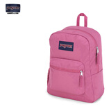JANSPORT杰斯伯双肩包男背书包女休闲学生校园包 47LWEW6 黑梅粉