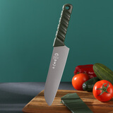 十八子作家用不锈钢菜刀切菜切肉水果刀多用刀H333-C【含防护刀套】