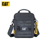 卡特（CAT）单肩包斜挎包11英寸iPad包记者包户外战术MOLLE扩展副包 蓝84036 