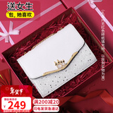 爱情海牛皮包包女包轻奢品牌链条单肩斜挎包女生日情人节礼物送女友老婆