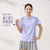 361°t恤女夏季新款运动polo衫速干休闲跑步健身短袖上衣662624111H-5